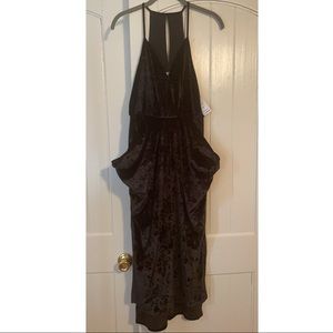 NWT BCBG Black Velvet Dress Size S